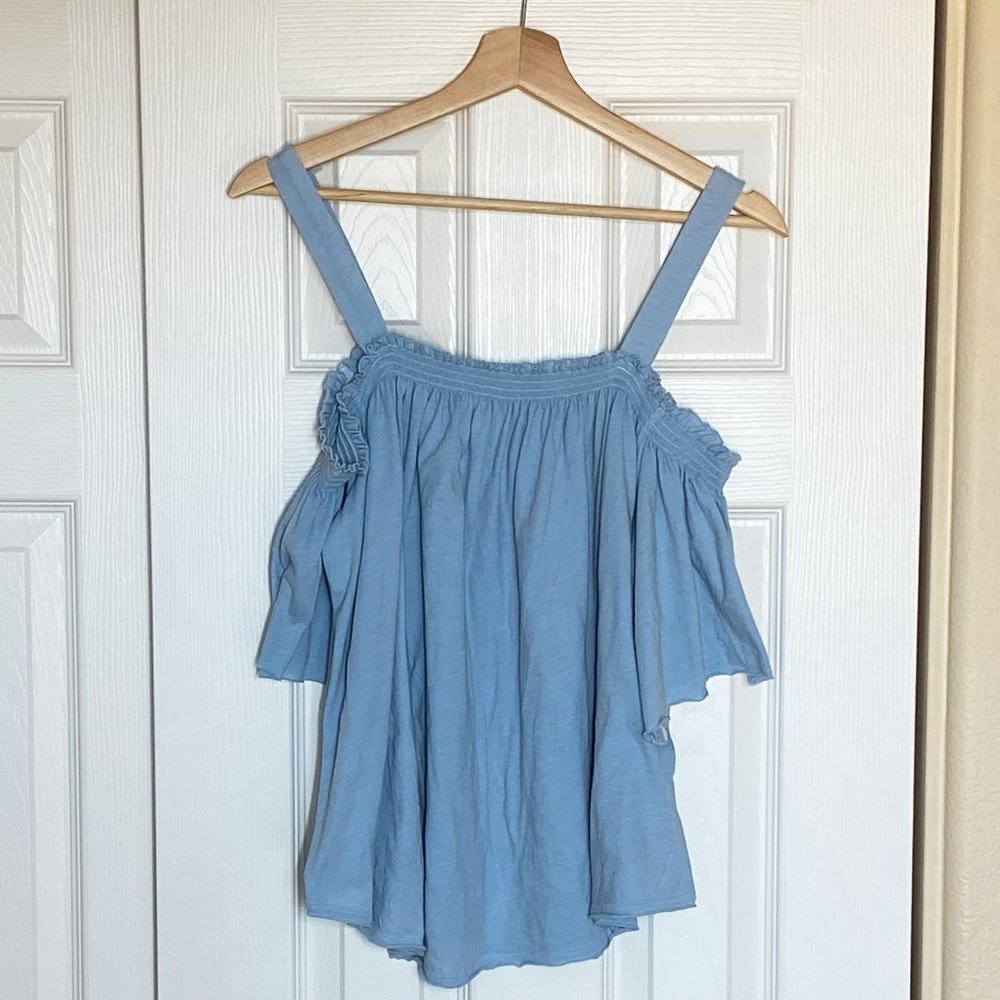 Free People Blue Top M